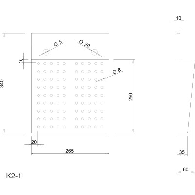 kôš novinový K2-1