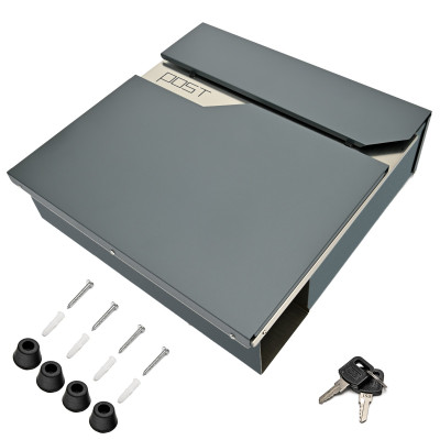 D3692 poštová schránka antracit + nerez