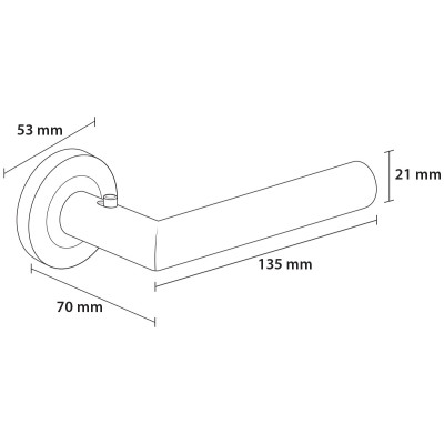 NOVA Smart kľučka s integrovaným zámkom NOVOSLX