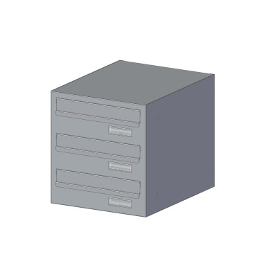 MO 30 schránka modulová obojstranná RAL7040