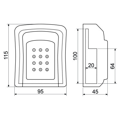 KB.E1 schránka na kľúče