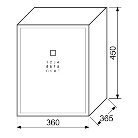 RS.45.LUX.FIN elektronički sef