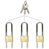 viseća brava s zajedničkim ključem
