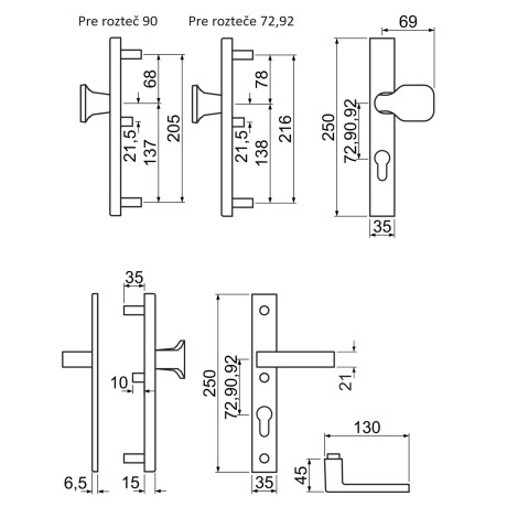 R.114.PZ.F1.TB3 sigurnosno okovje ključ-ključka