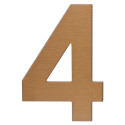RN.120L.4.MD broj "4" 120mm bakar