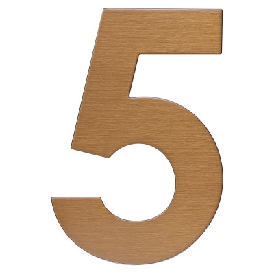 RN.120L.5.MD broj "5" 120mm bakar