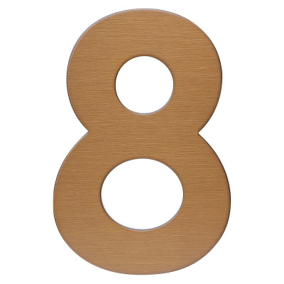 RN.120L.8.MD broj "8" 120mm bakreni