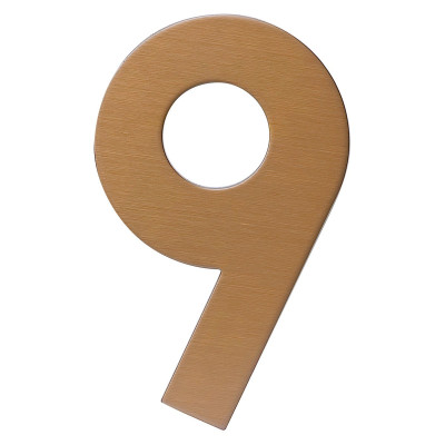 RN.120L.9.MD broj "9" 120 mm bakreni