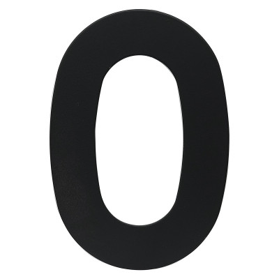 RN.120L.0.CE broj "0" 120mm crna mat