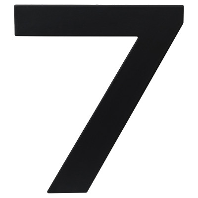 RN.150L.7.CE broj "7" 150mm crna mat