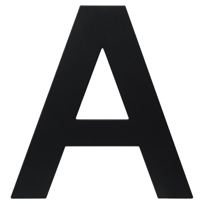 RN.150L.A.CE slovo "A" 150 mm crno mat