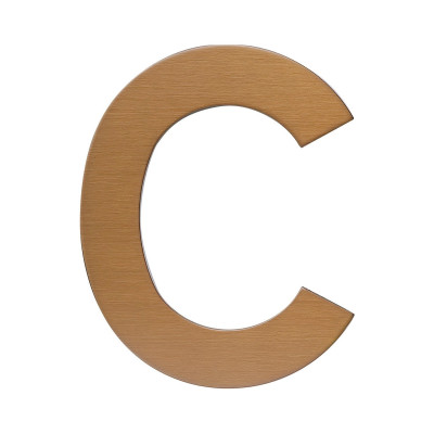 RN.75L.MD slovo "C" 75mm bakreno