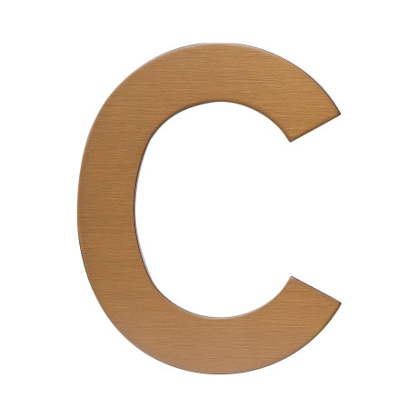 RN.75L.MD slovo "C" 75mm bakreno