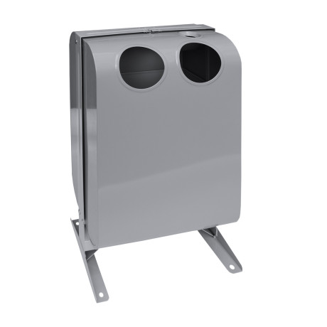 Koš za smeće veliki siv.