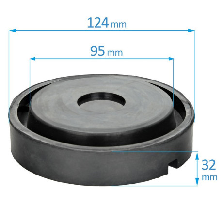 D3027 hidraulički niskoprofilni dizalica 3T