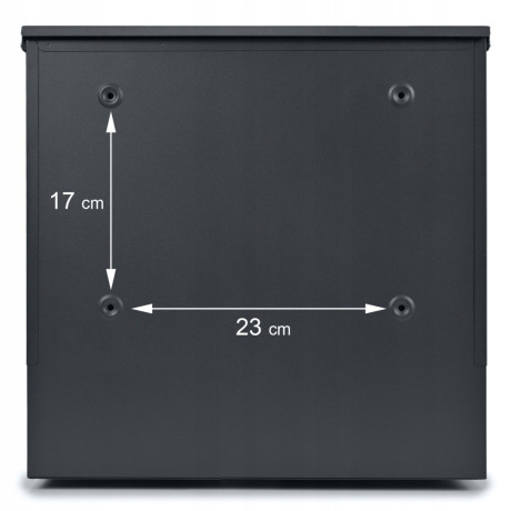 D3638 poštanski sandučić antracit + imitacija drveta