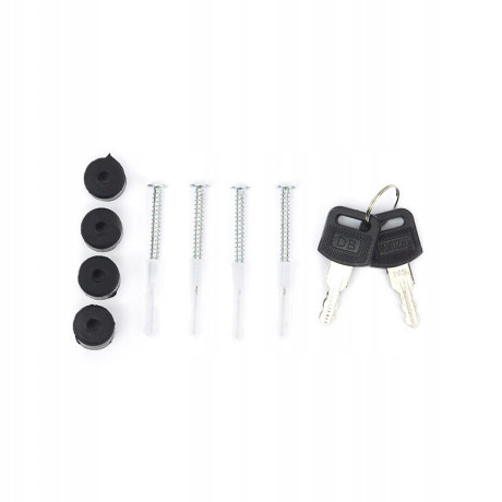 D3638 poštanski sandučić antracit + imitacija drveta