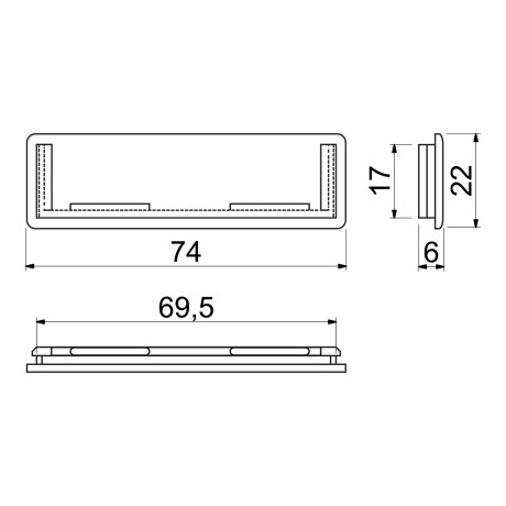NJ.BK1 prozirna oznaka