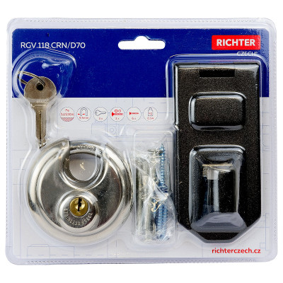 RGV.118.CRN/D70 šarka s visećim bravom