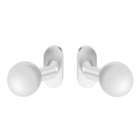 Klik sa ovalnog oblika s okruglom nerez čahuricom SGOWO, par.