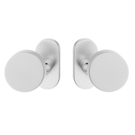 Ovalni štit od nehrđajućeg čelika s ravnim savijanjem PGOWO, par.