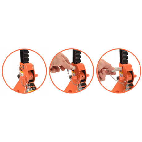 D2445 podrška za auto 3T s dodatnim osiguračem