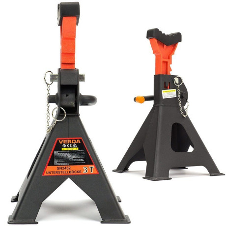 D2432 Stalci za auto 3T s dodatnom sigurnosnom bravom