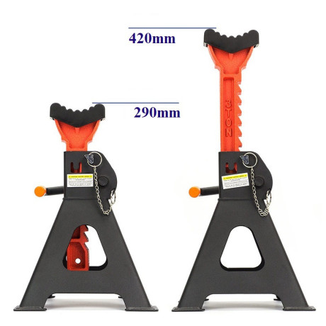 D2432 Stalci za auto 3T s dodatnom sigurnosnom bravom