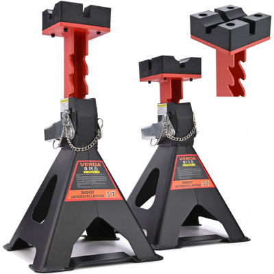 D2437 Stalci za auto od 3 t s dodatnim osiguračem