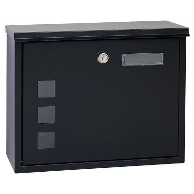 BK.519.G.CM poštanski sandučić crni