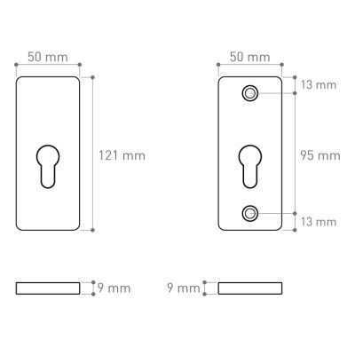 ATLAS štít gornji crni SGATKC-88