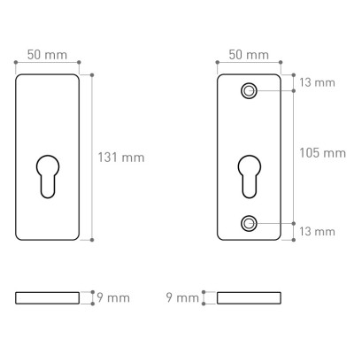 ATLAS štít gornji dugi crni SGATDC-88