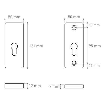 ATLAS štít gornji RC2 crni SGATKCRC2