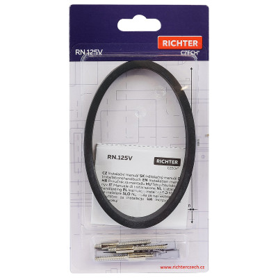 RN.125V.0.CE broj "0" crna.