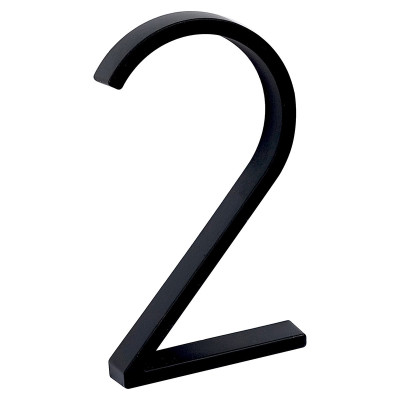 RN.125V.2.CE broj "2" crne boje