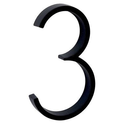 RN.125V.3.CE broj "3" crne boje