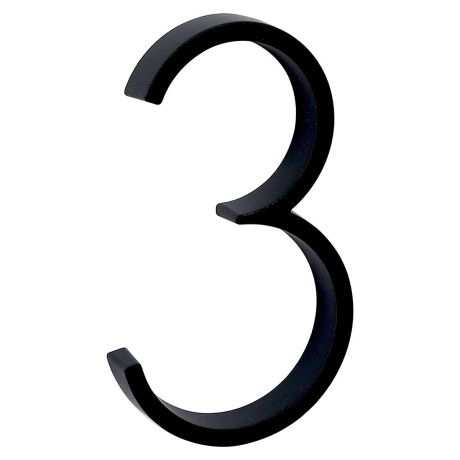 RN.125V.3.CE broj "3" crne boje