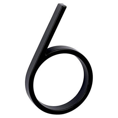 RN.125V.6.CE broj "6" crne boje