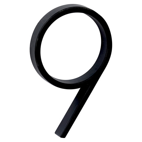 RN.125V.9.CE broj "9" crna.