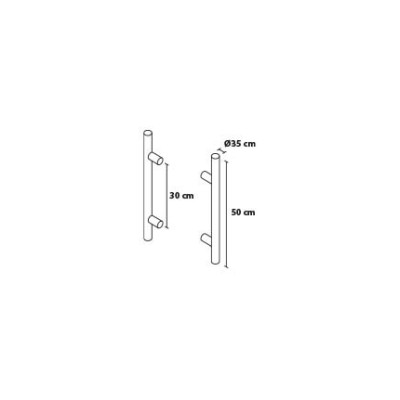 Ručka 50/30 okrugla obostrana