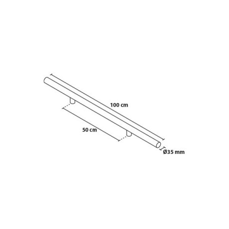 Ručka 100/50 okrugla