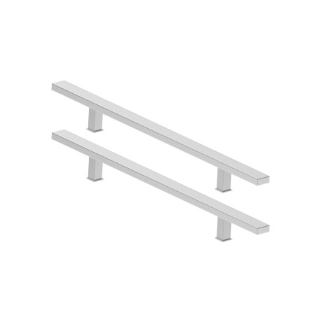 Ručka 80/50 četvrtasta sa obe strane