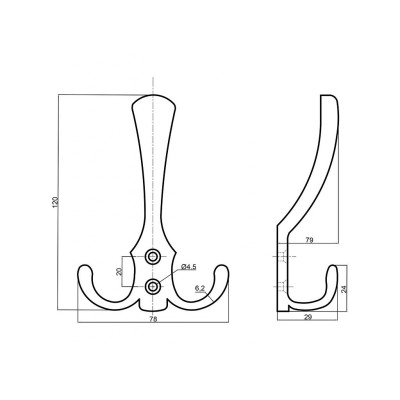 ROMANA vješalica velika.