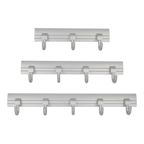 BRUNO držač za odjev s 3 kukicama Al 217mm