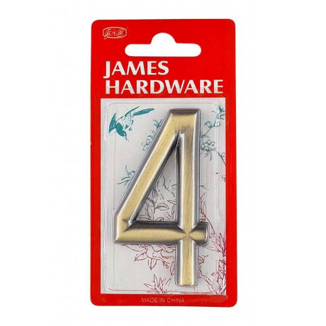 Broj "4" 75mm bronca.