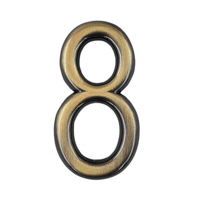 Broj "8" 75mm brončani