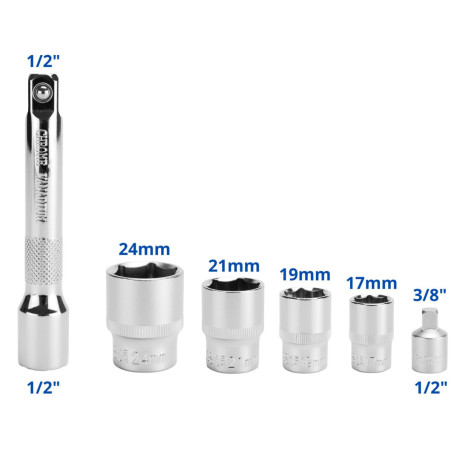 D1738 moment ključ za kotače 1/2" 40-220 Nm