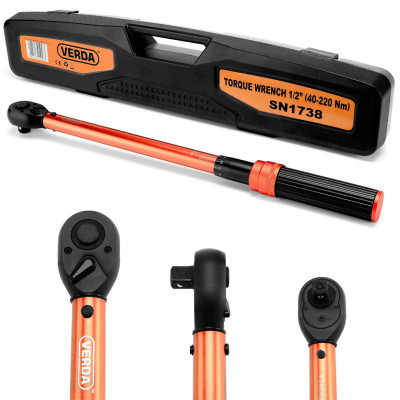 D1738 moment ključ za kotače 1/2" 40-220 Nm