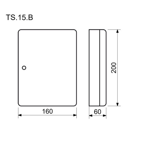Poštanski sandučić za ključeve.