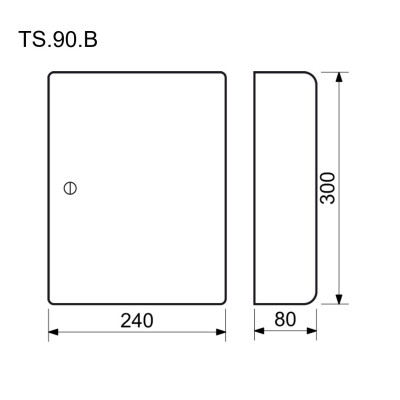 Poštanski sandučić za ključeve.